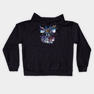 Masterpiece Soundwave and Cassettes Kids Hoodie